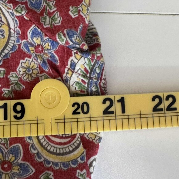 American Living Multicolor Long Sleeve Paisley Button Up Shirt Large - Picture 5 of 6